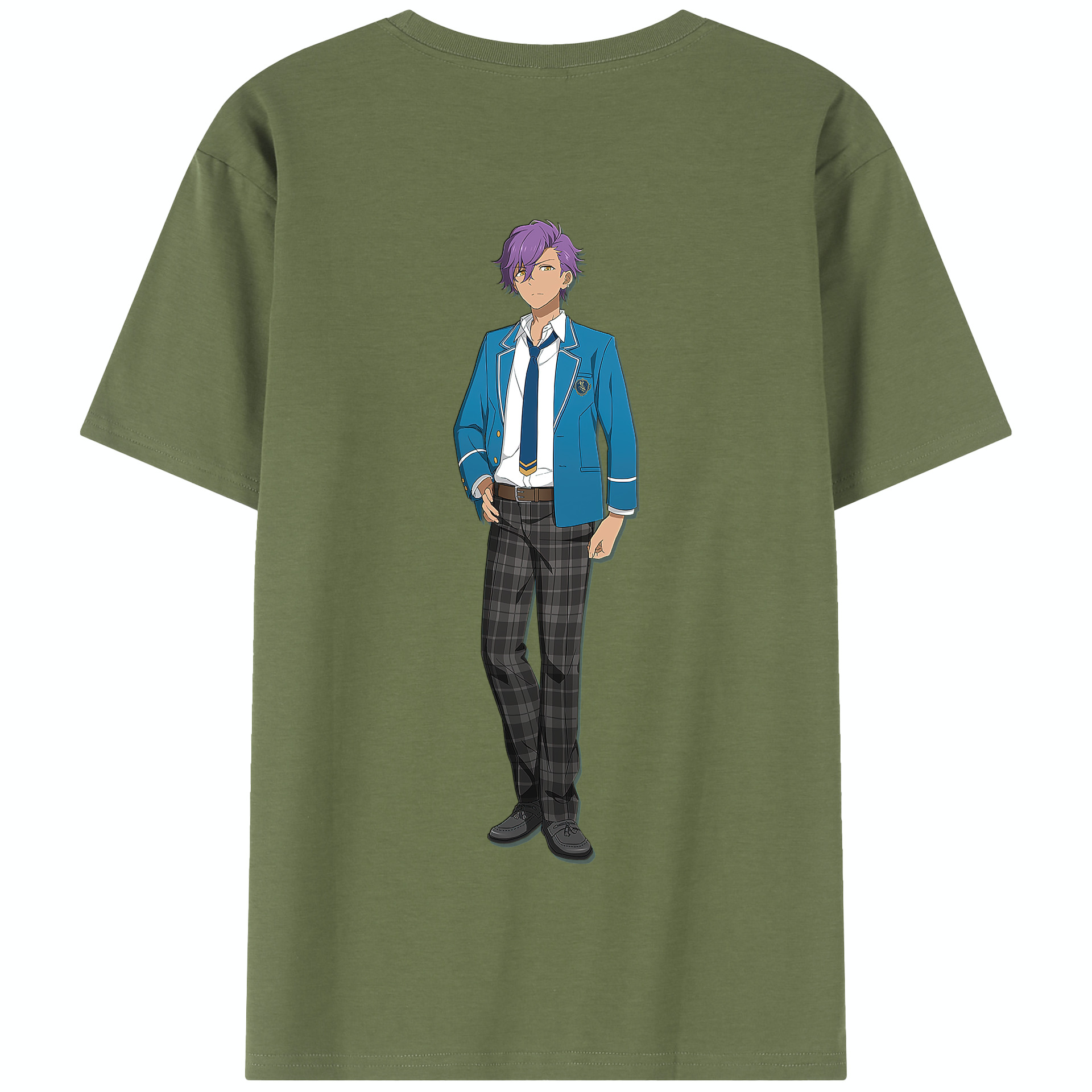 （画像用） あんさんぶるスターズ! Ensemble Stars 綿100％半袖Tシャツ（背面プリント）